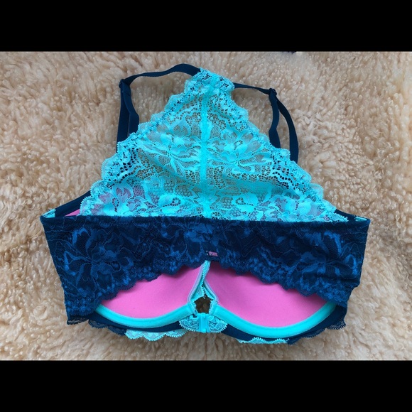 Victoria’s PINK32DD NWOT Front Close Turquoise - Picture 2 of 3